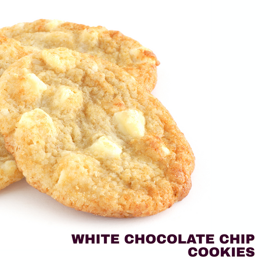 3 PACK OF WHITE CHOCOLATE CHIP COOKIES