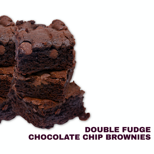 Double Fudge Chocolate Chip Brownies